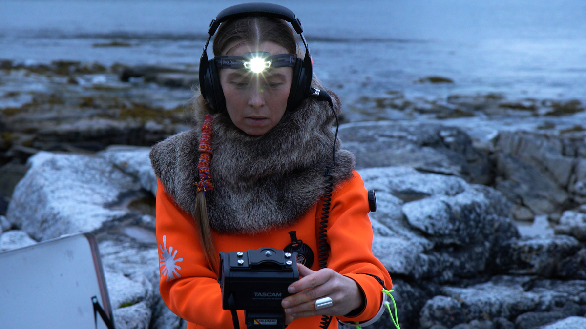 Arbeit „Acoustic Ocean" von Ursula Biemann.