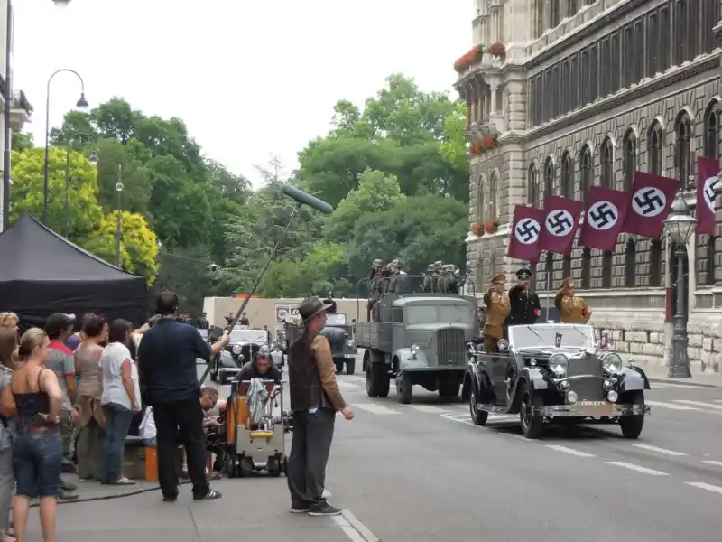 Filming "Woman in Gold"