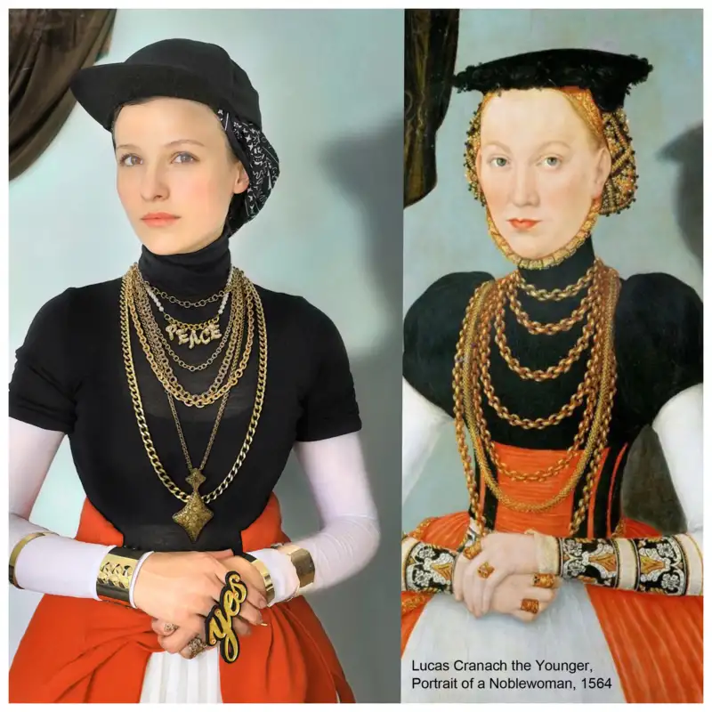 Lucas Cranach the Younger, Portrait of a Noblewoman, 1564