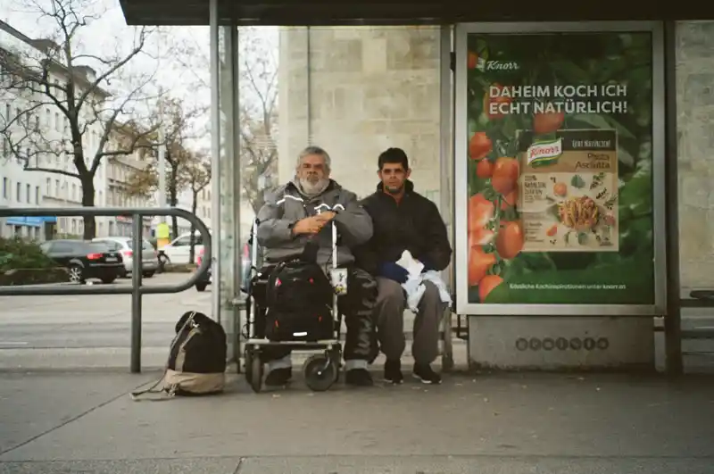 Erno und Jolt, Vater und Sohn, Alser Straße