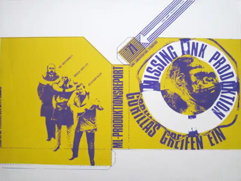 Missing Link, Entwurf für eine Produktionsbox, 1971