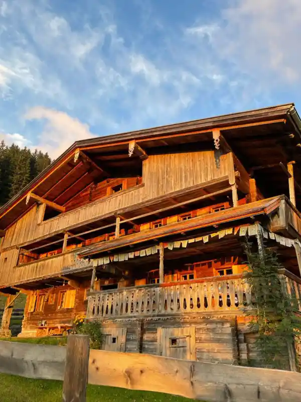 The farm of Andreas' grandmother, built in the 15th century