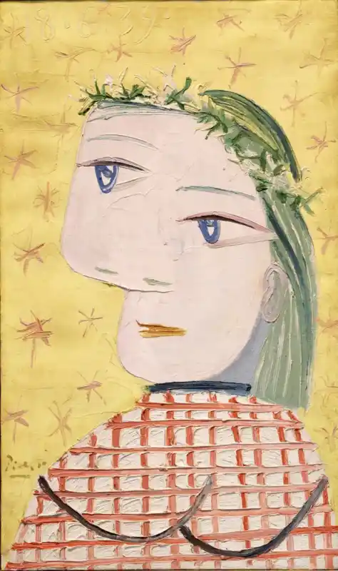 Gemälde "Femme à la couronne de fleurs" von Pablo Picasso