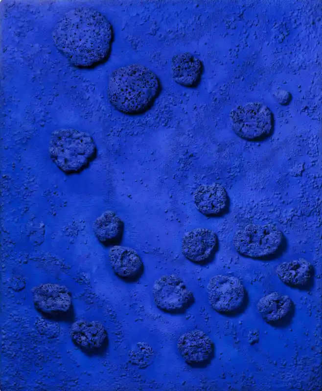 Yves Klein, RE 1, Relief Éponge Bleu, 1958