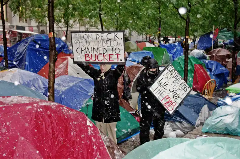 Occupy Wall Street, New York, USA, 2011