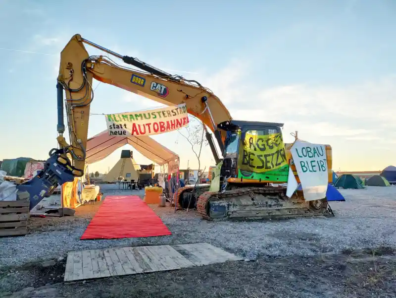 Lobau-bleibt!-Proteste, Wien, Österreich, 2021–2022