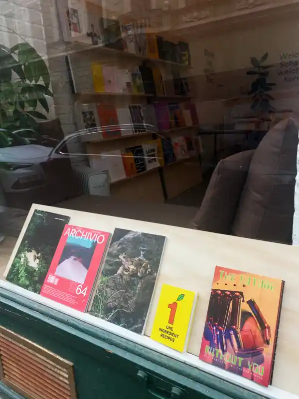 Schaufenster von "Softcover"